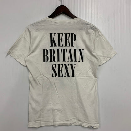 【中古品】【メンズ】 HYSTERIC GLAMOUR ヒステリックグラマー GRAPHIC S S TEE グラフィック ショートスリーブ Tシャツ トップス 半袖 140-260606-ya-07-izu サイズ：S カラー：ホワイト 万代Net店
