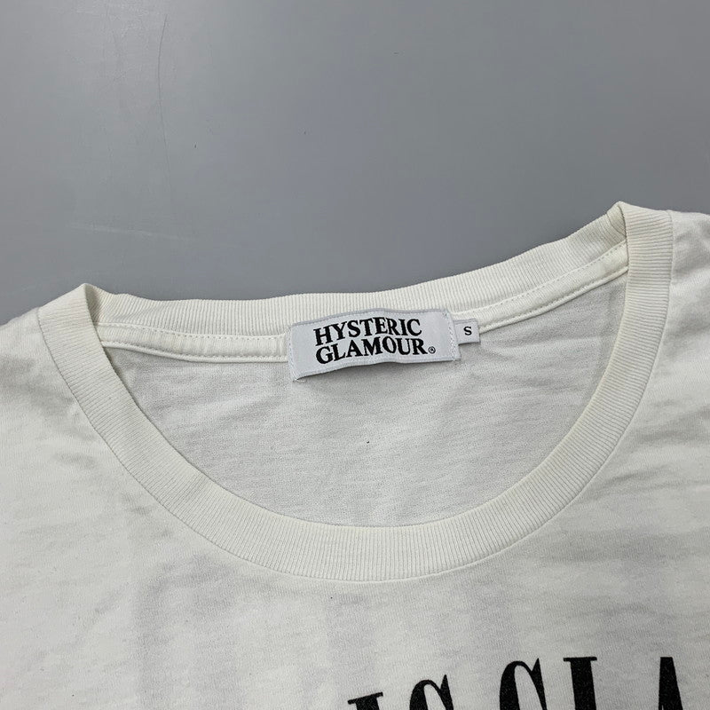 【中古品】【メンズ】 HYSTERIC GLAMOUR ヒステリックグラマー GRAPHIC S S TEE グラフィック ショートスリーブ Tシャツ トップス 半袖 140-260606-ya-07-izu サイズ：S カラー：ホワイト 万代Net店