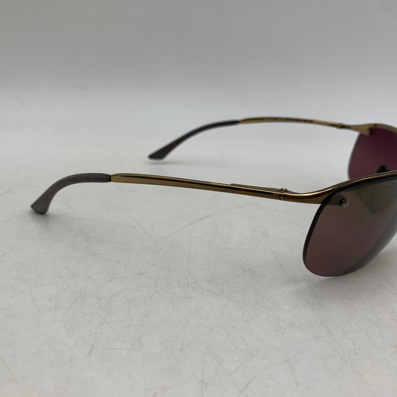 【中古品】【メンズ】 RAYBAN レイバン RB3542 SUNGLASSES サングラス 203-260606-ya-03-izu サイズ：63口15-125 カラー：ブラウン系 万代Net店