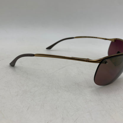 【中古品】【メンズ】 RAYBAN レイバン RB3542 SUNGLASSES サングラス 203-260606-ya-03-izu サイズ：63口15-125 カラー：ブラウン系 万代Net店
