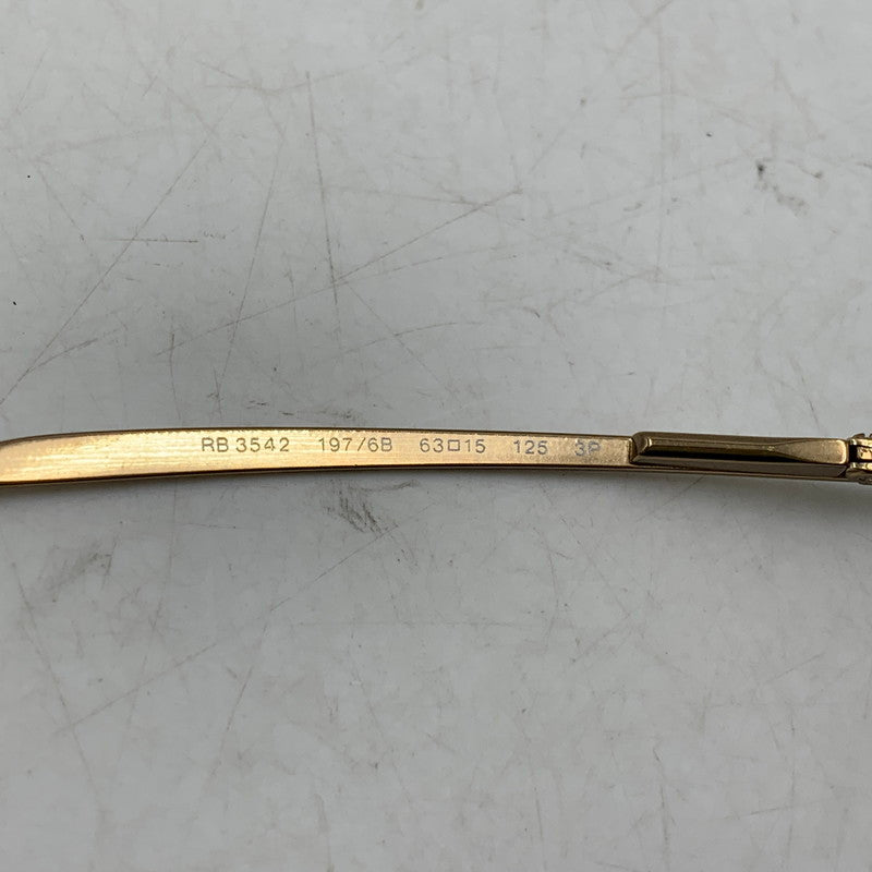 【中古品】【メンズ】 RAYBAN レイバン RB3542 SUNGLASSES サングラス 203-260606-ya-03-izu サイズ：63口15-125 カラー：ブラウン系 万代Net店