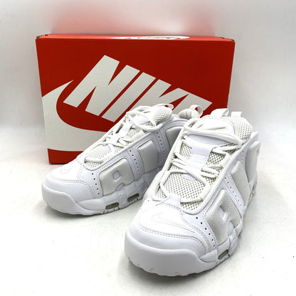 【中古美品】【メンズ】 NIKE ナイキ AIR MORE UPTEMPO LOW FZ3055-100 エア モア アップテンポ ロー スニーカー 靴 160-260602-as-07-izu サイズ：27cm カラー：WHITE/WHITE 万代Net店