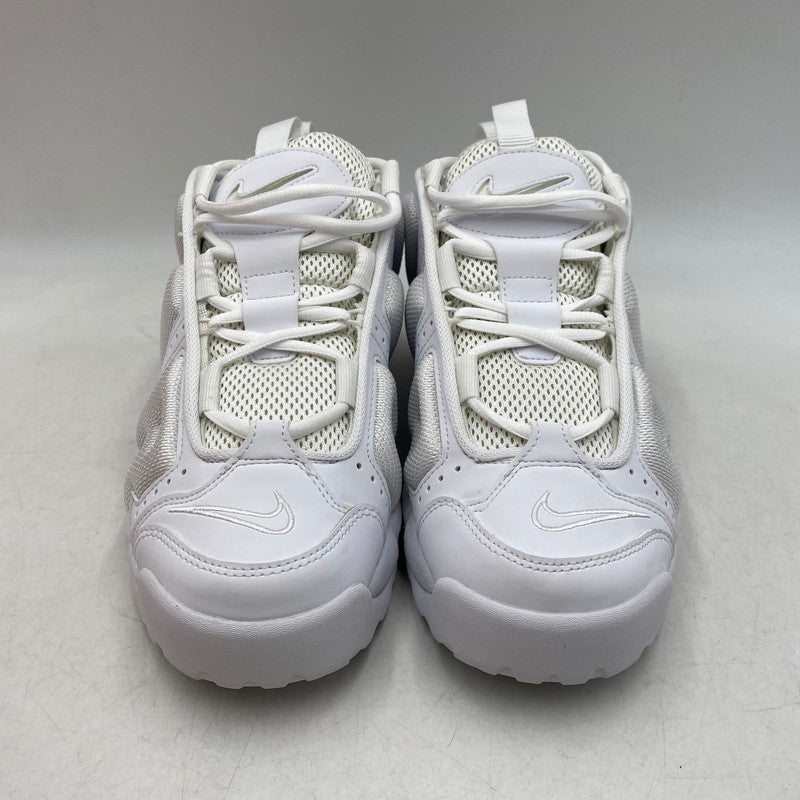【中古美品】【メンズ】 NIKE ナイキ AIR MORE UPTEMPO LOW FZ3055-100 エア モア アップテンポ ロー スニーカー 靴 160-260602-as-07-izu サイズ：27cm カラー：WHITE/WHITE 万代Net店