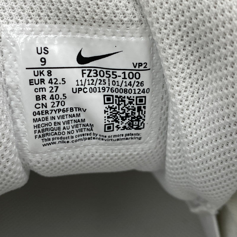 【中古美品】【メンズ】 NIKE ナイキ AIR MORE UPTEMPO LOW FZ3055-100 エア モア アップテンポ ロー スニーカー 靴 160-260602-as-07-izu サイズ：27cm カラー：WHITE/WHITE 万代Net店