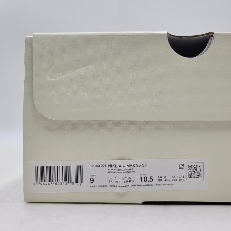 【中古美品】【メンズ】 NIKE ナイキ × UNDEFEATED アンディフィーテッド AIR MAX 95 SP IB4453-001 エアマックス 95 SP コラボ スニーカー シューズ 靴 160-260603-ay-02-izu サイズ：27cm カラー：BLACK/METALLIC SILVER 万代Net店