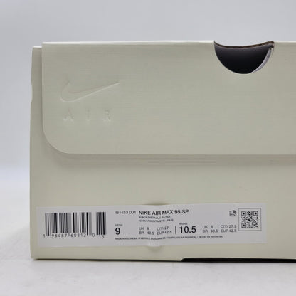 【中古美品】【メンズ】 NIKE ナイキ × UNDEFEATED アンディフィーテッド AIR MAX 95 SP IB4453-001 エアマックス 95 SP コラボ スニーカー シューズ 靴 160-260603-ay-02-izu サイズ：27cm カラー：BLACK/METALLIC SILVER 万代Net店