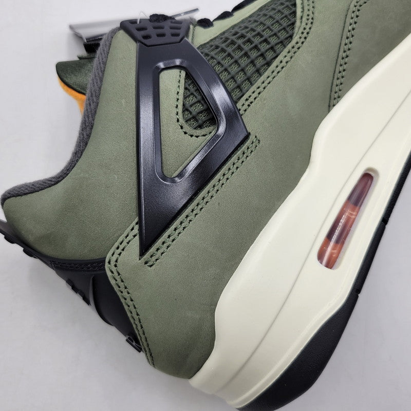 【中古美品】【メンズ】 NIKE ナイキ × UNDEFEATED アンディフィーテッド AIR JORDAN 4 RETRO OG SP "DEEP GREEN" (2025) IB1519-200 エアジョーダン 4 レトロ スニーカー 160-260603-ay-05-izu サイズ：27cm カラー：DEEP GREEN/CLEMENTINE-BLACK 万代Net店