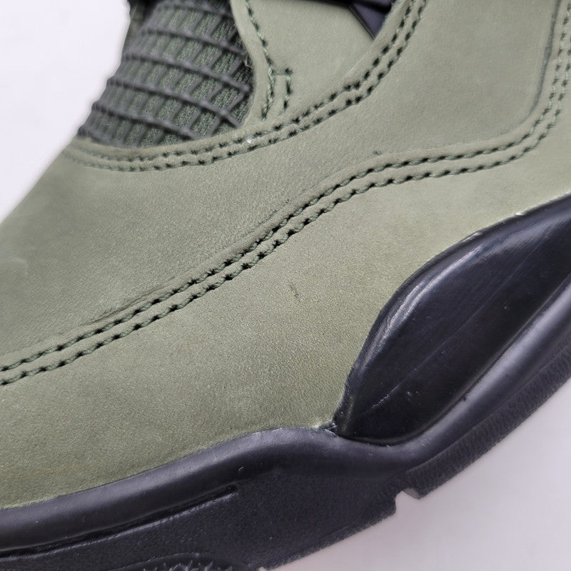 【中古美品】【メンズ】 NIKE ナイキ × UNDEFEATED アンディフィーテッド AIR JORDAN 4 RETRO OG SP "DEEP GREEN" (2025) IB1519-200 エアジョーダン 4 レトロ スニーカー 160-260603-ay-05-izu サイズ：27cm カラー：DEEP GREEN/CLEMENTINE-BLACK 万代Net店