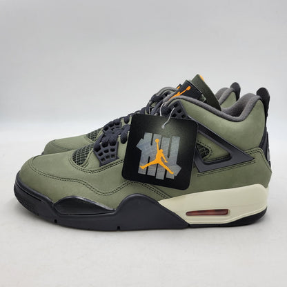 【中古美品】【メンズ】 NIKE ナイキ × UNDEFEATED アンディフィーテッド AIR JORDAN 4 RETRO OG SP "DEEP GREEN" (2025) IB1519-200 エアジョーダン 4 レトロ スニーカー 160-260603-ay-05-izu サイズ：27cm カラー：DEEP GREEN/CLEMENTINE-BLACK 万代Net店