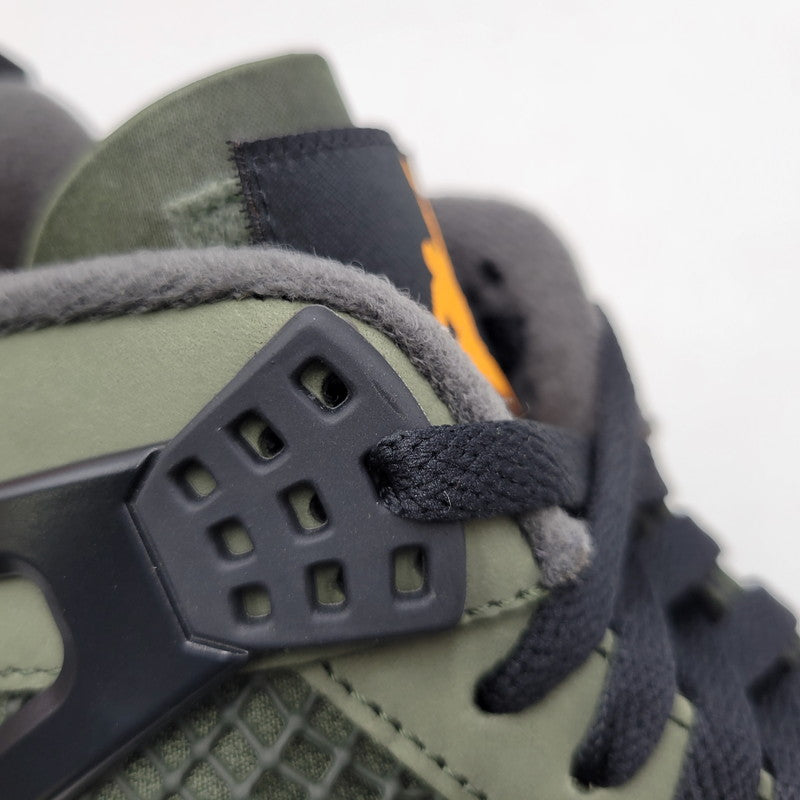 【中古美品】【メンズ】 NIKE ナイキ × UNDEFEATED アンディフィーテッド AIR JORDAN 4 RETRO OG SP "DEEP GREEN" (2025) IB1519-200 エアジョーダン 4 レトロ スニーカー 160-260603-ay-05-izu サイズ：27cm カラー：DEEP GREEN/CLEMENTINE-BLACK 万代Net店