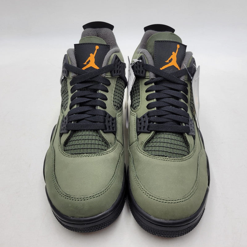 【中古美品】【メンズ】 NIKE ナイキ × UNDEFEATED アンディフィーテッド AIR JORDAN 4 RETRO OG SP "DEEP GREEN" (2025) IB1519-200 エアジョーダン 4 レトロ スニーカー 160-260603-ay-05-izu サイズ：27cm カラー：DEEP GREEN/CLEMENTINE-BLACK 万代Net店