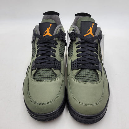 【中古美品】【メンズ】 NIKE ナイキ × UNDEFEATED アンディフィーテッド AIR JORDAN 4 RETRO OG SP "DEEP GREEN" (2025) IB1519-200 エアジョーダン 4 レトロ スニーカー 160-260603-ay-05-izu サイズ：27cm カラー：DEEP GREEN/CLEMENTINE-BLACK 万代Net店