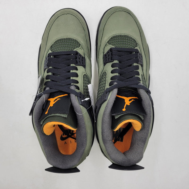 【中古美品】【メンズ】 NIKE ナイキ × UNDEFEATED アンディフィーテッド AIR JORDAN 4 RETRO OG SP "DEEP GREEN" (2025) IB1519-200 エアジョーダン 4 レトロ スニーカー 160-260603-ay-05-izu サイズ：27cm カラー：DEEP GREEN/CLEMENTINE-BLACK 万代Net店