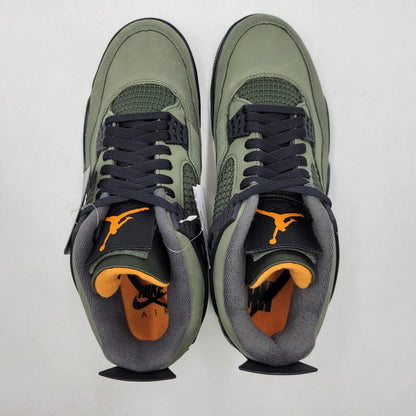 【中古美品】【メンズ】 NIKE ナイキ × UNDEFEATED アンディフィーテッド AIR JORDAN 4 RETRO OG SP "DEEP GREEN" (2025) IB1519-200 エアジョーダン 4 レトロ スニーカー 160-260603-ay-05-izu サイズ：27cm カラー：DEEP GREEN/CLEMENTINE-BLACK 万代Net店