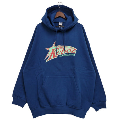 【中古美品】【メンズ】 KEBOZ ケボズ SHS SWEAT HOODIE KBZFW23PK196 スウェット フーディー パーカー 142-260601-as-07-izu サイズ：2XL カラー：ブルー 万代Net店