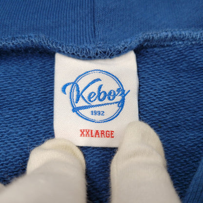 【中古美品】【メンズ】 KEBOZ ケボズ SHS SWEAT HOODIE KBZFW23PK196 スウェット フーディー パーカー 142-260601-as-07-izu サイズ：2XL カラー：ブルー 万代Net店