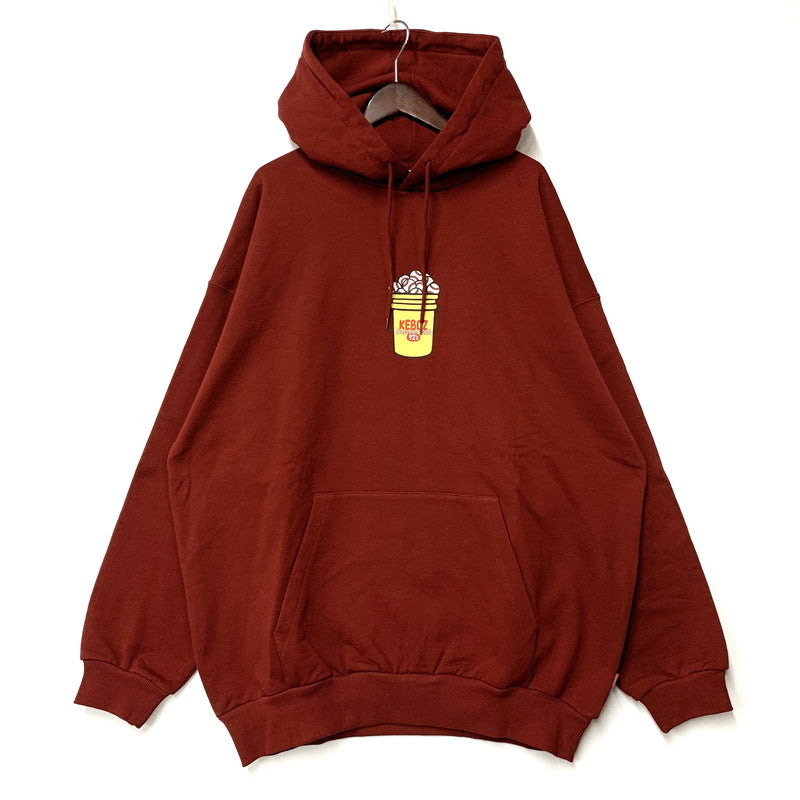 【中古品】【メンズ】 KEBOZ ケボズ BASEBALL CLUB HOODIE ベースボール クラブ フーディー パーカー トップス 142-260607-kh-05-izu サイズ：XXL カラー：バーガンディー 万代Net店