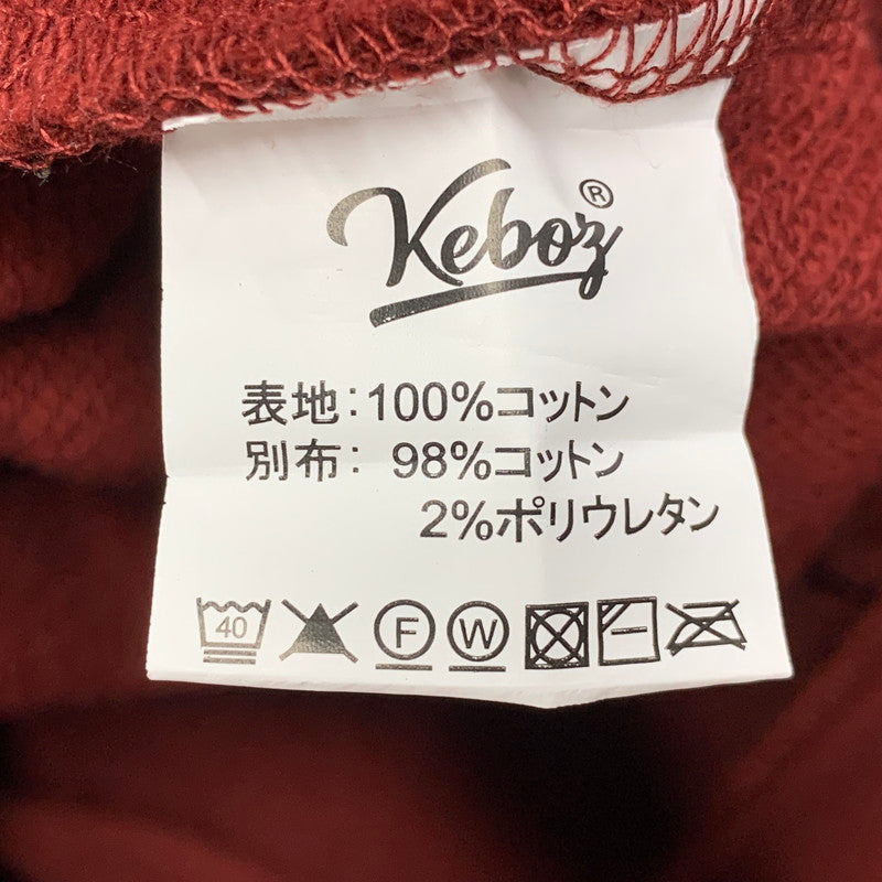【中古品】【メンズ】 KEBOZ ケボズ BASEBALL CLUB HOODIE ベースボール クラブ フーディー パーカー トップス 142-260607-kh-05-izu サイズ：XXL カラー：バーガンディー 万代Net店