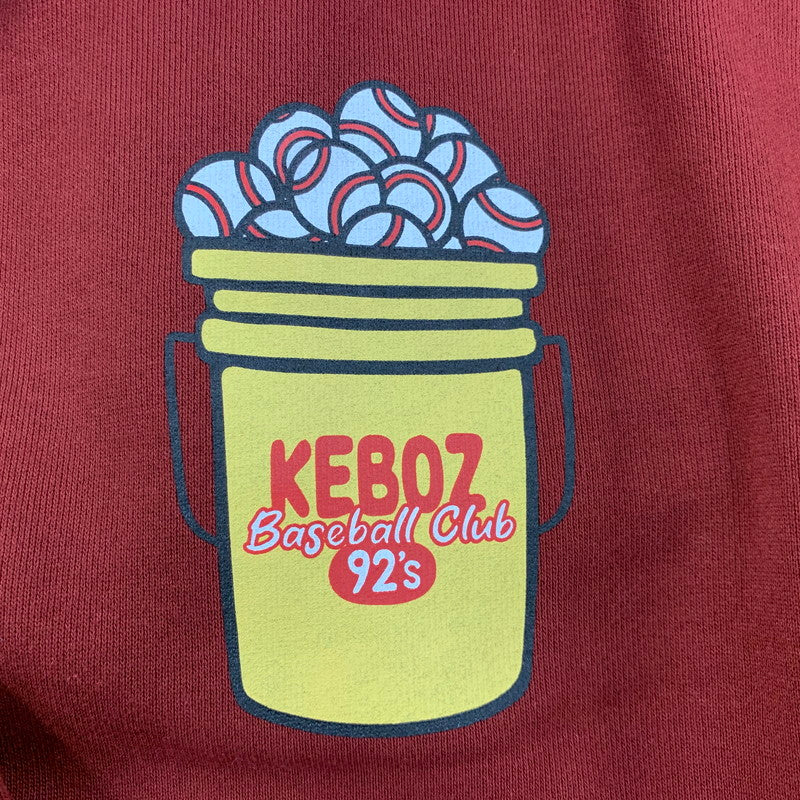 【中古品】【メンズ】 KEBOZ ケボズ BASEBALL CLUB HOODIE ベースボール クラブ フーディー パーカー トップス 142-260607-kh-05-izu サイズ：XXL カラー：バーガンディー 万代Net店