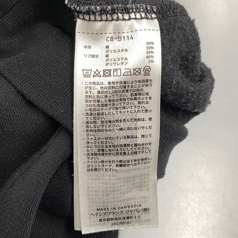 【中古品】【メンズ】 WTAPS ダブルタップス × CHAMPION チャンピオン C8-B114 ACADEMY HOODED CTPL アカデミー フーデッド パーカー トップス 142-260602-kh-03-izu サイズ：XL カラー：ブラック 万代Net店