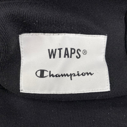 【中古品】【メンズ】 WTAPS ダブルタップス × CHAMPION チャンピオン C8-B114 ACADEMY HOODED CTPL アカデミー フーデッド パーカー トップス 142-260602-kh-03-izu サイズ：XL カラー：ブラック 万代Net店