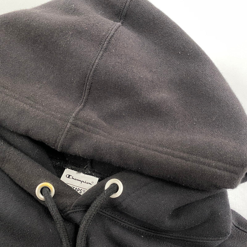 【中古品】【メンズ】 WTAPS ダブルタップス × CHAMPION チャンピオン C8-B114 ACADEMY HOODED CTPL アカデミー フーデッド パーカー トップス 142-260602-kh-03-izu サイズ：XL カラー：ブラック 万代Net店
