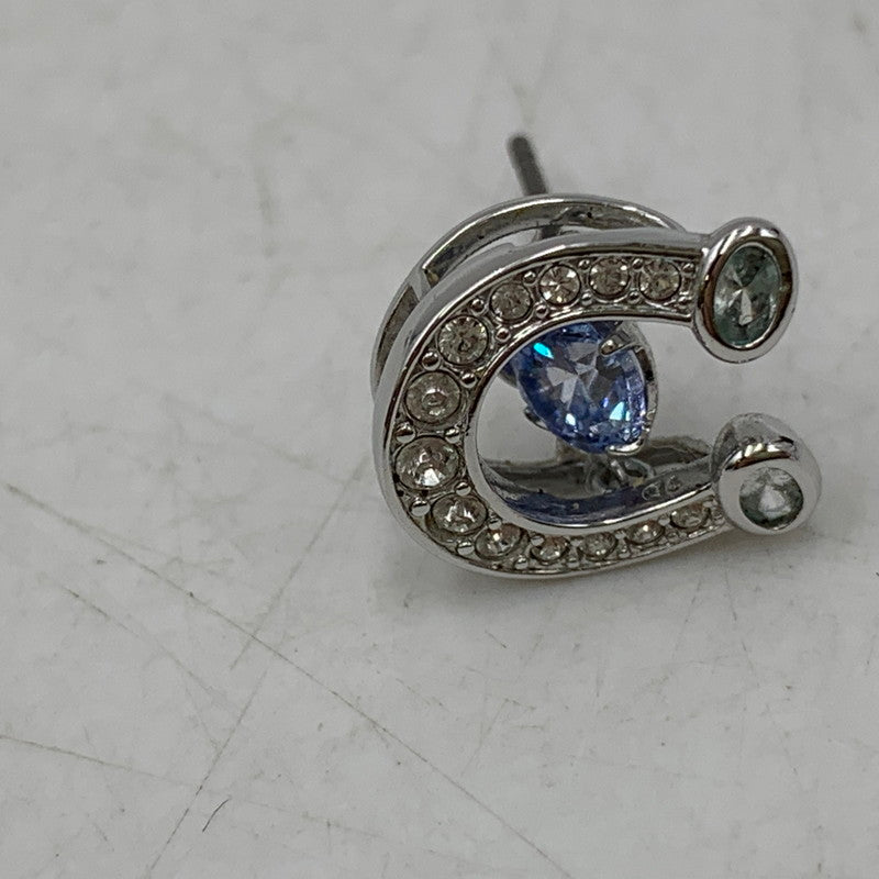 【中古品】【レディース】 SWAROVSKI スワロフスキ 5746563 HORSESHOE EARRINGS ホースシュー イヤリング ピアス アクセサリー 192-260606-ya-02-izu カラー：シルバー 万代Net店