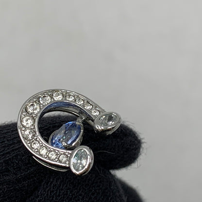 【中古品】【レディース】 SWAROVSKI スワロフスキ 5746563 HORSESHOE EARRINGS ホースシュー イヤリング ピアス アクセサリー 192-260606-ya-02-izu カラー：シルバー 万代Net店