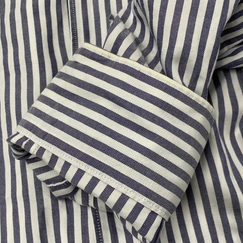 【中古品】【メンズ】 THOMAS MASON トーマスメイソン × BRACTMENT ブラクトメント 3211-231-256 STRIPE SHIRT ストライプ シャツ トップス 長袖 147-260606-ya-08-izu サイズ：38 カラー：ネイビー系×ホワイト 万代Net店