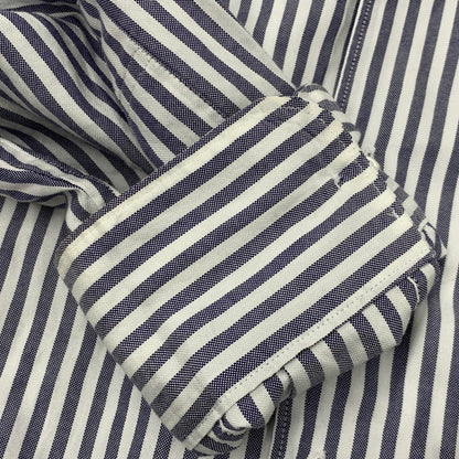 【中古品】【メンズ】 THOMAS MASON トーマスメイソン × BRACTMENT ブラクトメント 3211-231-256 STRIPE SHIRT ストライプ シャツ トップス 長袖 147-260606-ya-08-izu サイズ：38 カラー：ネイビー系×ホワイト 万代Net店