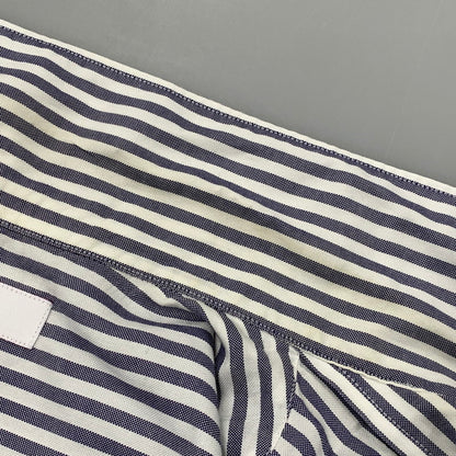 【中古品】【メンズ】 THOMAS MASON トーマスメイソン × BRACTMENT ブラクトメント 3211-231-256 STRIPE SHIRT ストライプ シャツ トップス 長袖 147-260606-ya-08-izu サイズ：38 カラー：ネイビー系×ホワイト 万代Net店