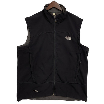 【中古品】【メンズ】 THE NORTH FACE ザ・ノースフェイス APEX エイペックス SOFT SHELL VEST ソフトシェル ベスト トップス 144-260606-ya-09-izu サイズ：下記参照 カラー：BLACK 万代Net店