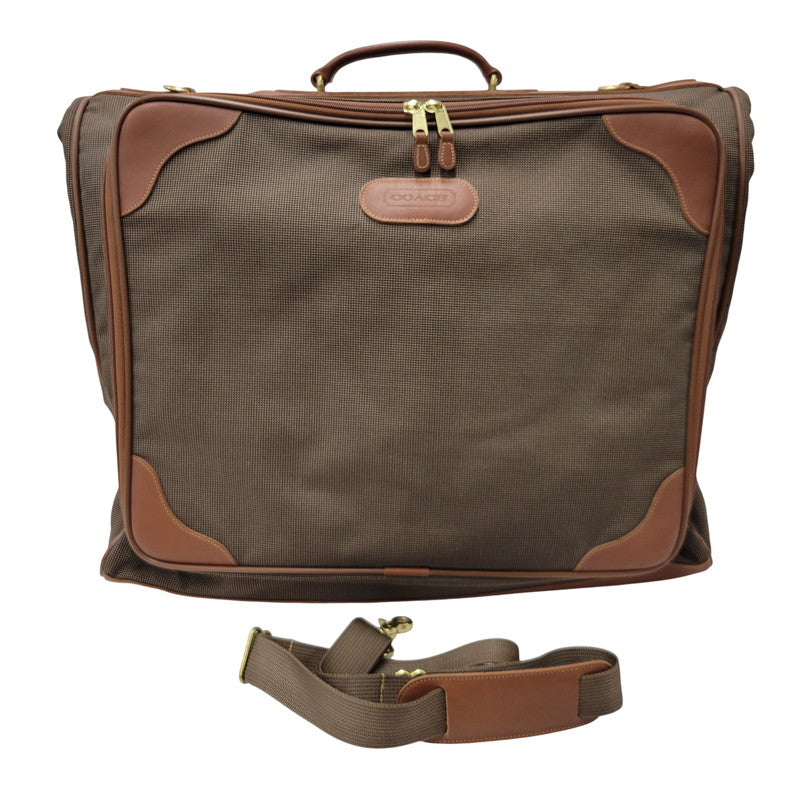 【中古品】【メンズ/レディース】 COACH 0562 TRAVEL GARMENT BAG トラベル ガーメント バッグ 鞄 カバン 180-260602-ya-18-izu カラー：ブラウン 万代Net店