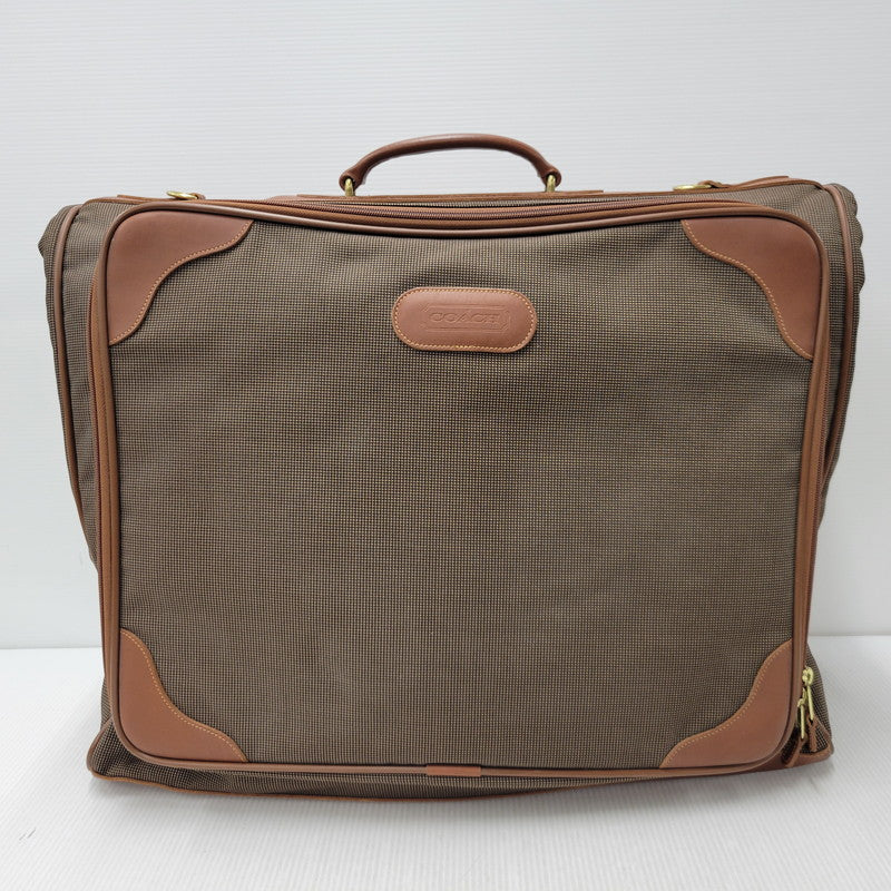 【中古品】【メンズ/レディース】 COACH 0562 TRAVEL GARMENT BAG トラベル ガーメント バッグ 鞄 カバン 180-260602-ya-18-izu カラー：ブラウン 万代Net店