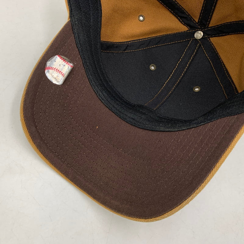 【中古品】【メンズ/レディース】 CARHARTT カーハート × 47BRAND フォーティーセブン LA DODGERS DUCK ADJUSTABLE CAP ドジャース ダック アジャスタブル キャップ 帽子 185-260606-ya-01-izu サイズ：OSFA カラー：キャメル 万代Net店