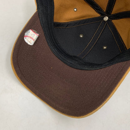 【中古品】【メンズ/レディース】 CARHARTT カーハート × 47BRAND フォーティーセブン LA DODGERS DUCK ADJUSTABLE CAP ドジャース ダック アジャスタブル キャップ 帽子 185-260606-ya-01-izu サイズ：OSFA カラー：キャメル 万代Net店