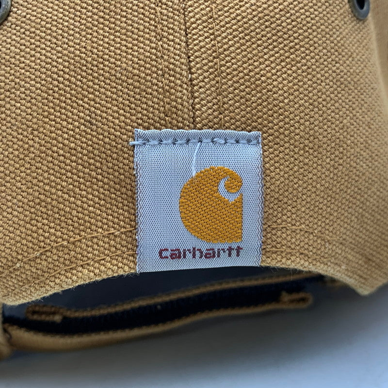 【中古品】【メンズ/レディース】 CARHARTT カーハート × 47BRAND フォーティーセブン LA DODGERS DUCK ADJUSTABLE CAP ドジャース ダック アジャスタブル キャップ 帽子 185-260606-ya-01-izu サイズ：OSFA カラー：キャメル 万代Net店