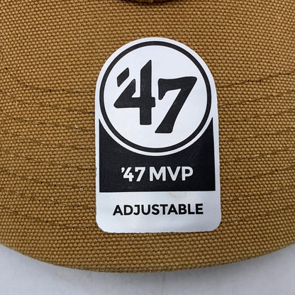 【中古品】【メンズ/レディース】 CARHARTT カーハート × 47BRAND フォーティーセブン LA DODGERS DUCK ADJUSTABLE CAP ドジャース ダック アジャスタブル キャップ 帽子 185-260606-ya-01-izu サイズ：OSFA カラー：キャメル 万代Net店