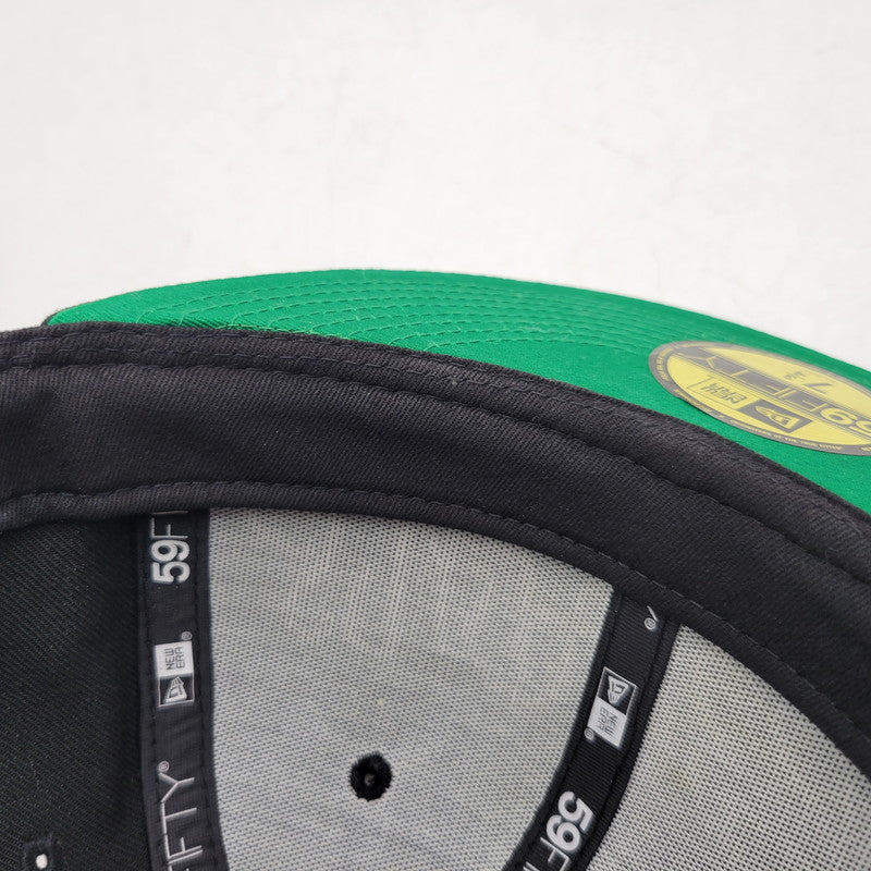 【中古品】【メンズ/レディース】 SUPREME シュプリーム 23SS SCRIPT NEW ERA CAP スクリプト ニューエラ キャップ 帽子 185-260603-cs-01-izu サイズ：7 3/4 カラー：ブラック 万代Net店