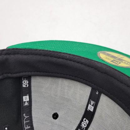 【中古品】【メンズ/レディース】 SUPREME シュプリーム 23SS SCRIPT NEW ERA CAP スクリプト ニューエラ キャップ 帽子 185-260603-cs-01-izu サイズ：7 3/4 カラー：ブラック 万代Net店