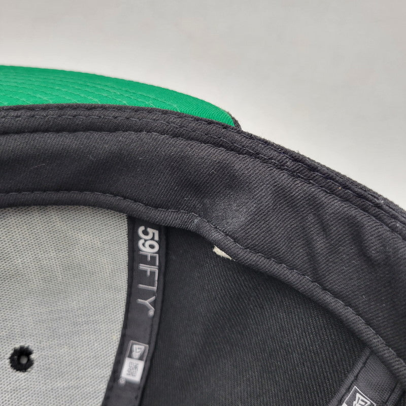 【中古品】【メンズ/レディース】 SUPREME シュプリーム 23SS SCRIPT NEW ERA CAP スクリプト ニューエラ キャップ 帽子 185-260603-cs-01-izu サイズ：7 3/4 カラー：ブラック 万代Net店