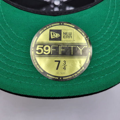 【中古品】【メンズ/レディース】 SUPREME シュプリーム 23SS SCRIPT NEW ERA CAP スクリプト ニューエラ キャップ 帽子 185-260603-cs-01-izu サイズ：7 3/4 カラー：ブラック 万代Net店