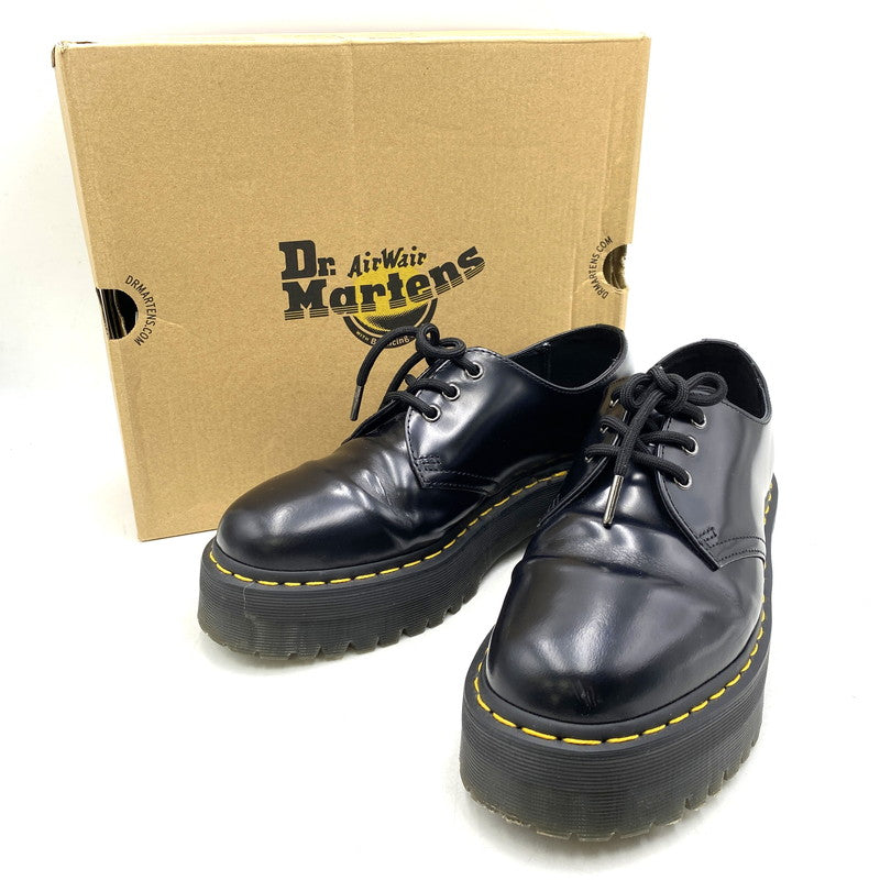 【中古品】【メンズ】 Dr.Martens ドクターマーチン 1461 QUAD 3 HOLE SHOES 3 ホール シューズ 靴 164-260602-as-09-izu サイズ：UK9 カラー：ブラック 万代Net店