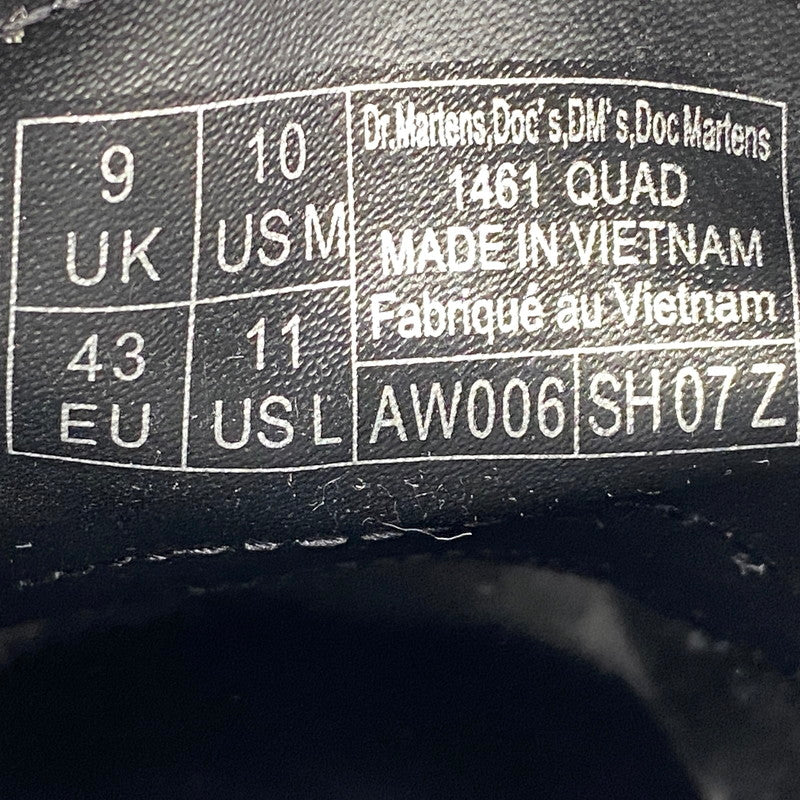【中古品】【メンズ】 Dr.Martens ドクターマーチン 1461 QUAD 3 HOLE SHOES 3 ホール シューズ 靴 164-260602-as-09-izu サイズ：UK9 カラー：ブラック 万代Net店