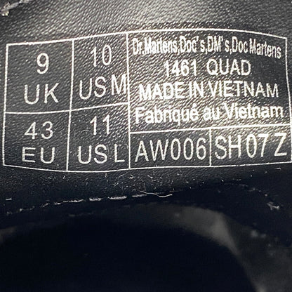 【中古品】【メンズ】 Dr.Martens ドクターマーチン 1461 QUAD 3 HOLE SHOES 3 ホール シューズ 靴 164-260602-as-09-izu サイズ：UK9 カラー：ブラック 万代Net店