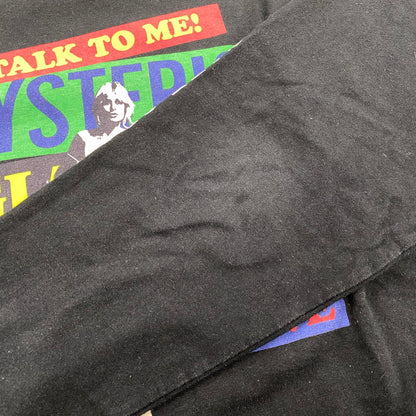 【中古品】【メンズ】 HYSTERIC GLAMOUR ヒステリックグラマー 02193CL03 TALK TO ME GIRL トークトゥミーガール L S ロングスリーブ TEE Tシャツ トップス 長袖 140-260608-ya-06-izu サイズ：XL カラー：ブラック 万代Net店