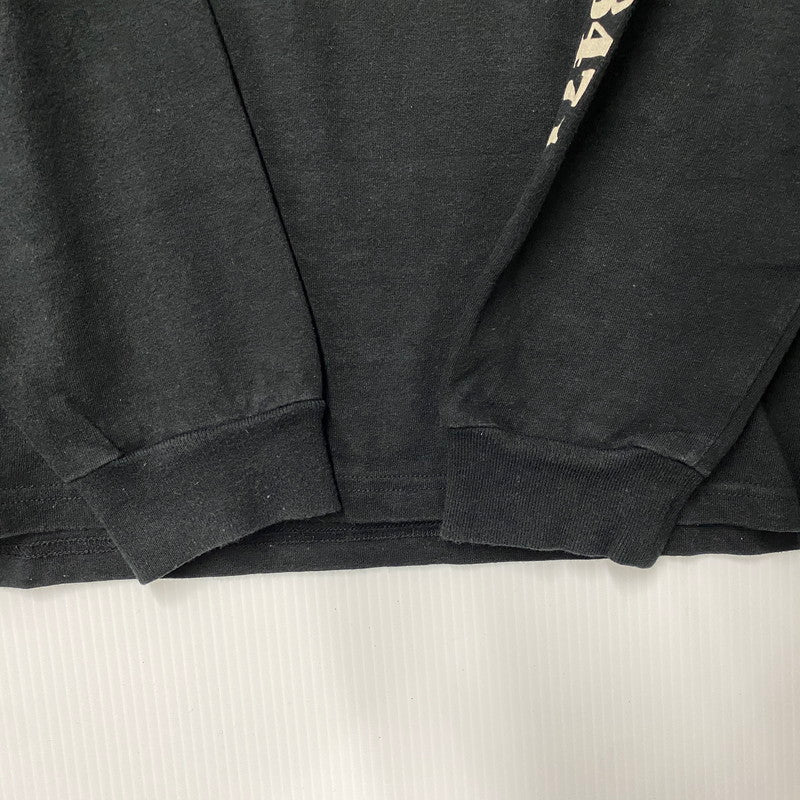 【中古品】【メンズ】 HYSTERIC GLAMOUR ヒステリックグラマー 02193CL03 TALK TO ME GIRL トークトゥミーガール L S ロングスリーブ TEE Tシャツ トップス 長袖 140-260608-ya-06-izu サイズ：XL カラー：ブラック 万代Net店