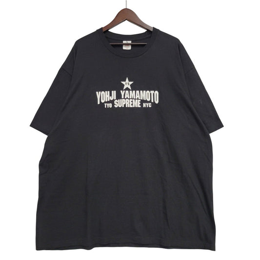 【中古品】【メンズ】 Supreme シュプリーム × Y'S BY YOHJI YAMAMOTO ワイズバイヨウジヤマモト STAR TEE Tシャツ 半袖 トップス 149-260601-as-03-izu サイズ：XXL カラー：ブラック 万代Net店