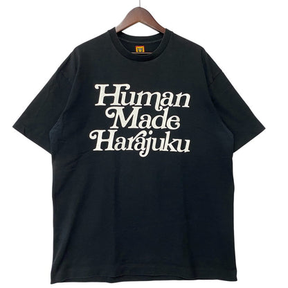 【中古品】【メンズ】 HUMAN MADE ヒューマンメード × GIRLS DON'T CRY ガールズドントクライ HARAJUKU T-SHIRT #2 VERDY ハラジュク Tシャツ トップス 142-260602-kh-07-izu サイズ：XL カラー：ブラック 万代Net店