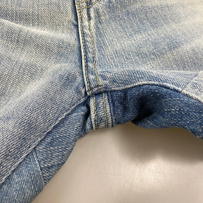 【中古品】【メンズ】 HYSTERIC GLAMOUR ヒステリックグラマー 02173AP12 STUDS CRASH PAINT DENIM PANTS スタッズ クラッシュ ペイント デニム パンツ ボトムス ズボン 151-260604-cs-08-izu サイズ：34 カラー：ライトインディゴ 万代Net店
